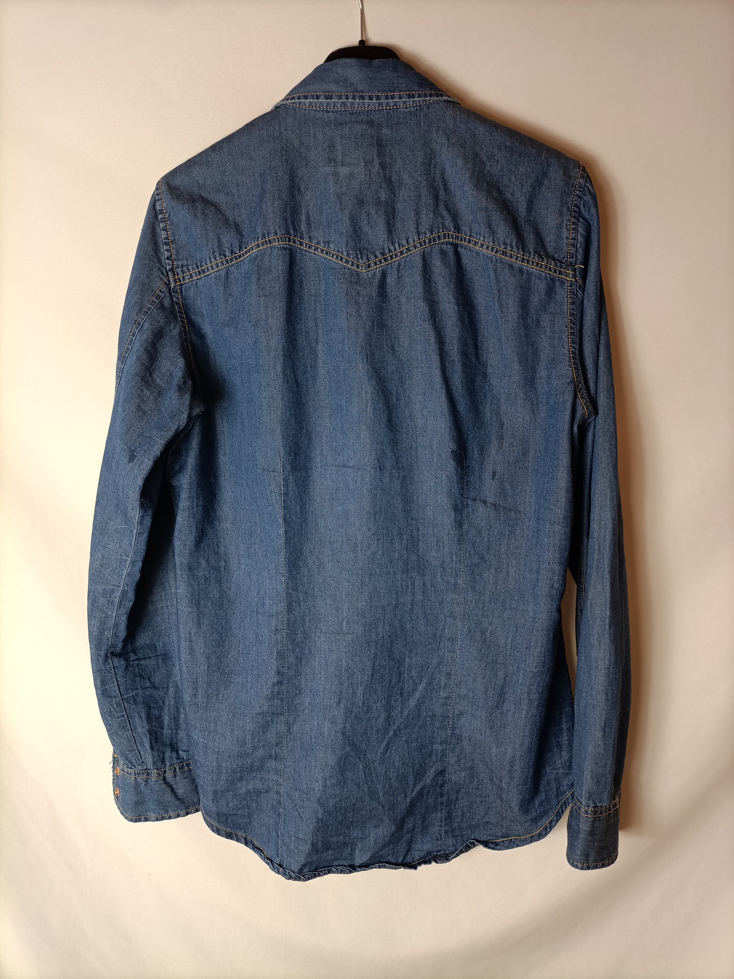 OTHER. Studded denim shirt Ts/m