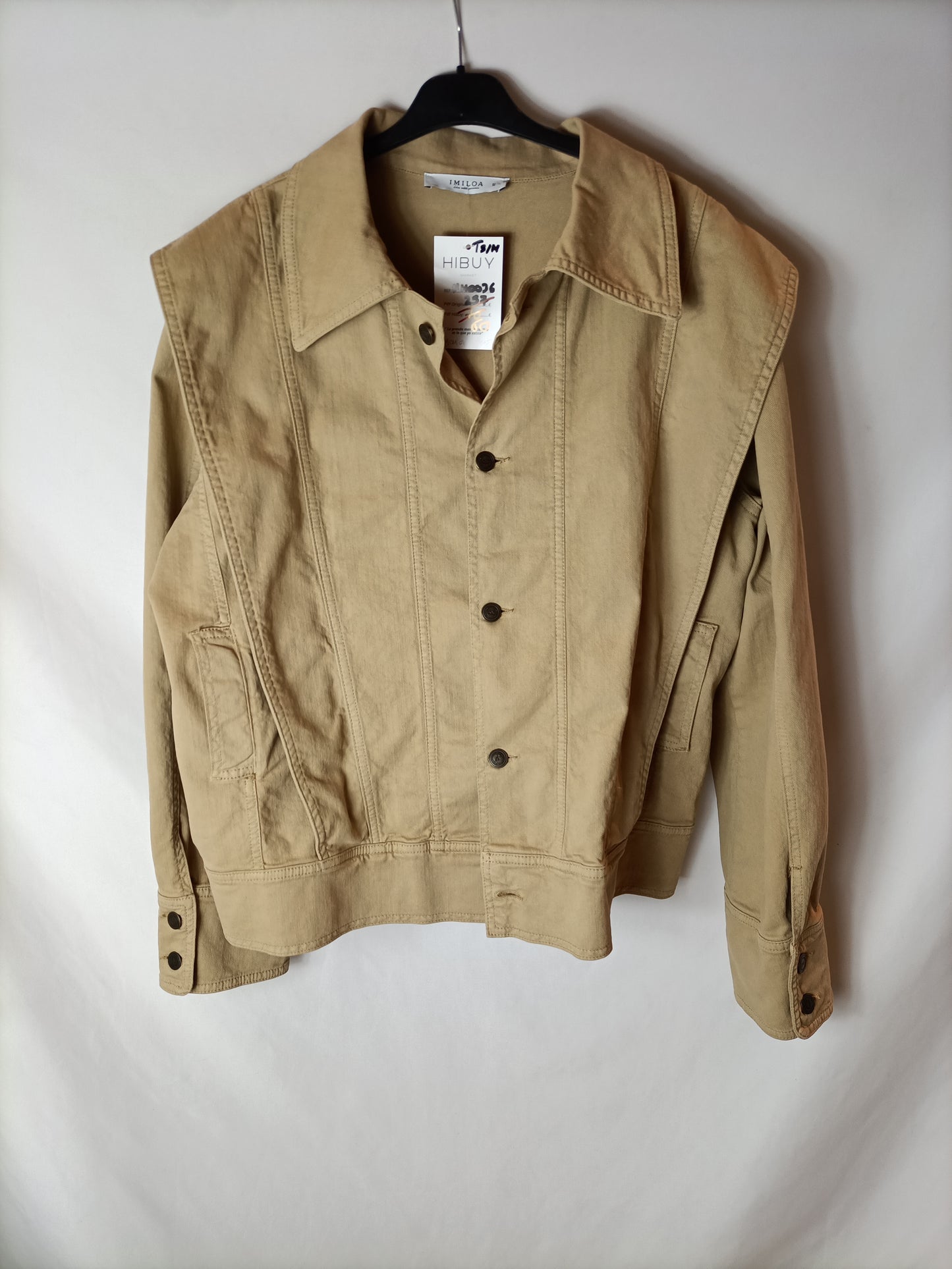 IMILOA. Chaqueta beige T.s