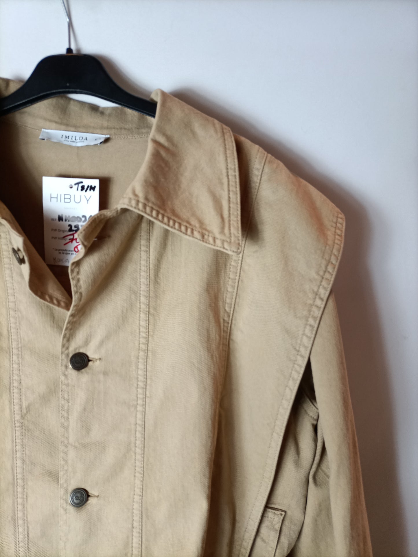 IMILOA. Chaqueta beige T.s