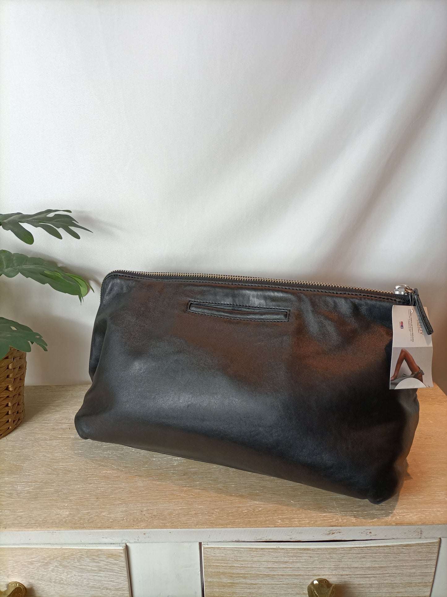 DKNY. Leather handbag