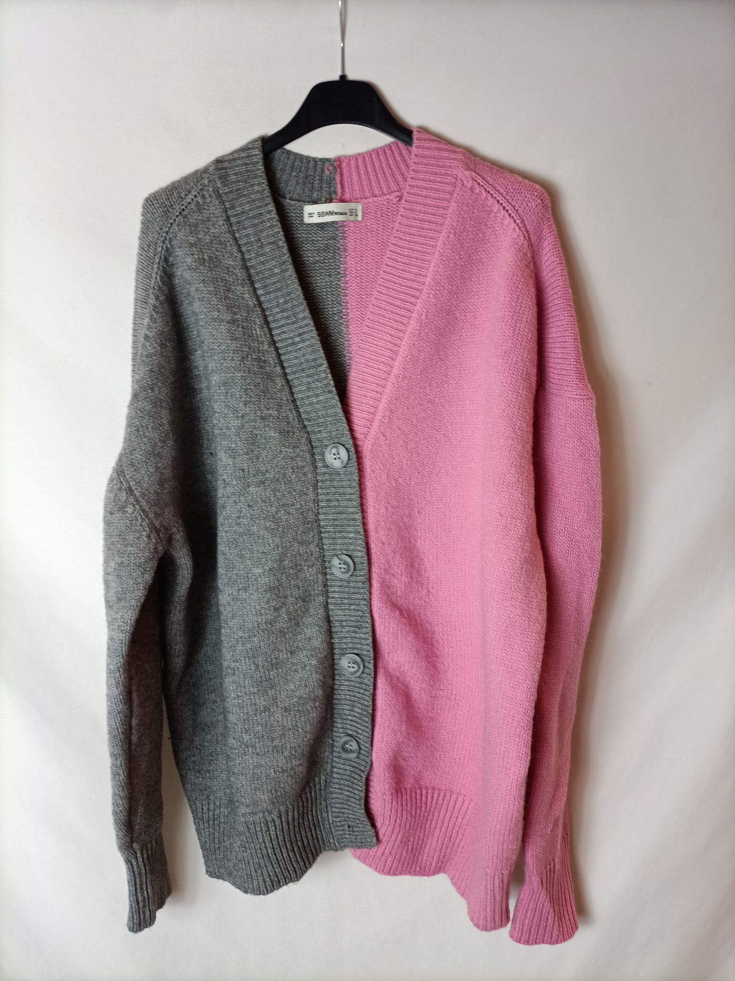 BBWM. Ts two-tone cardigan (oversized)