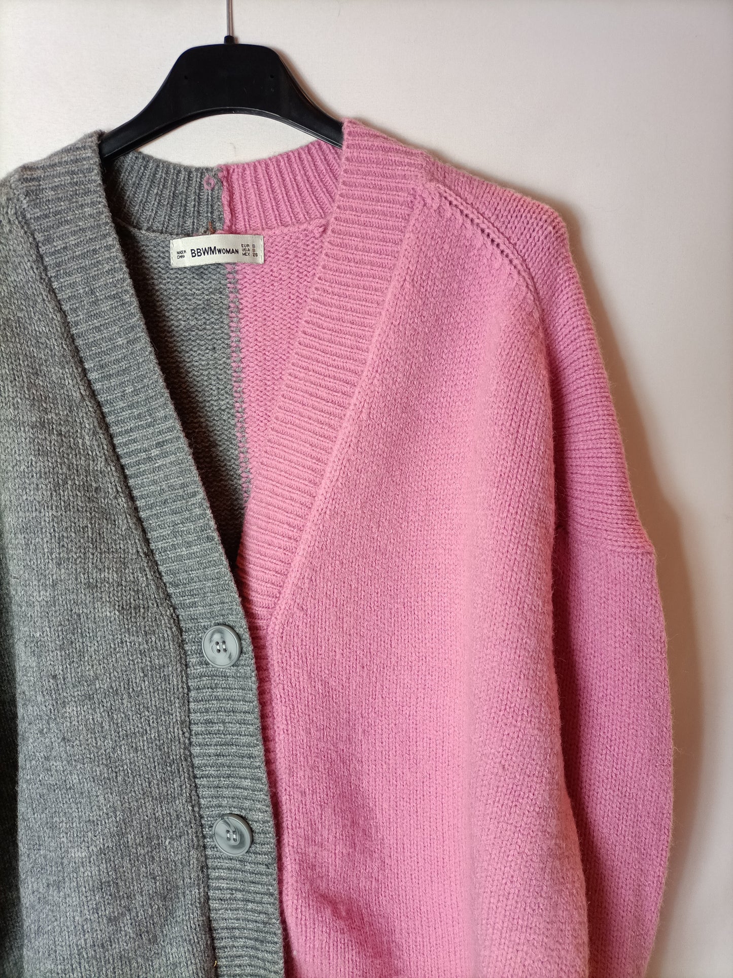 BBWM. Ts two-tone cardigan (oversized)