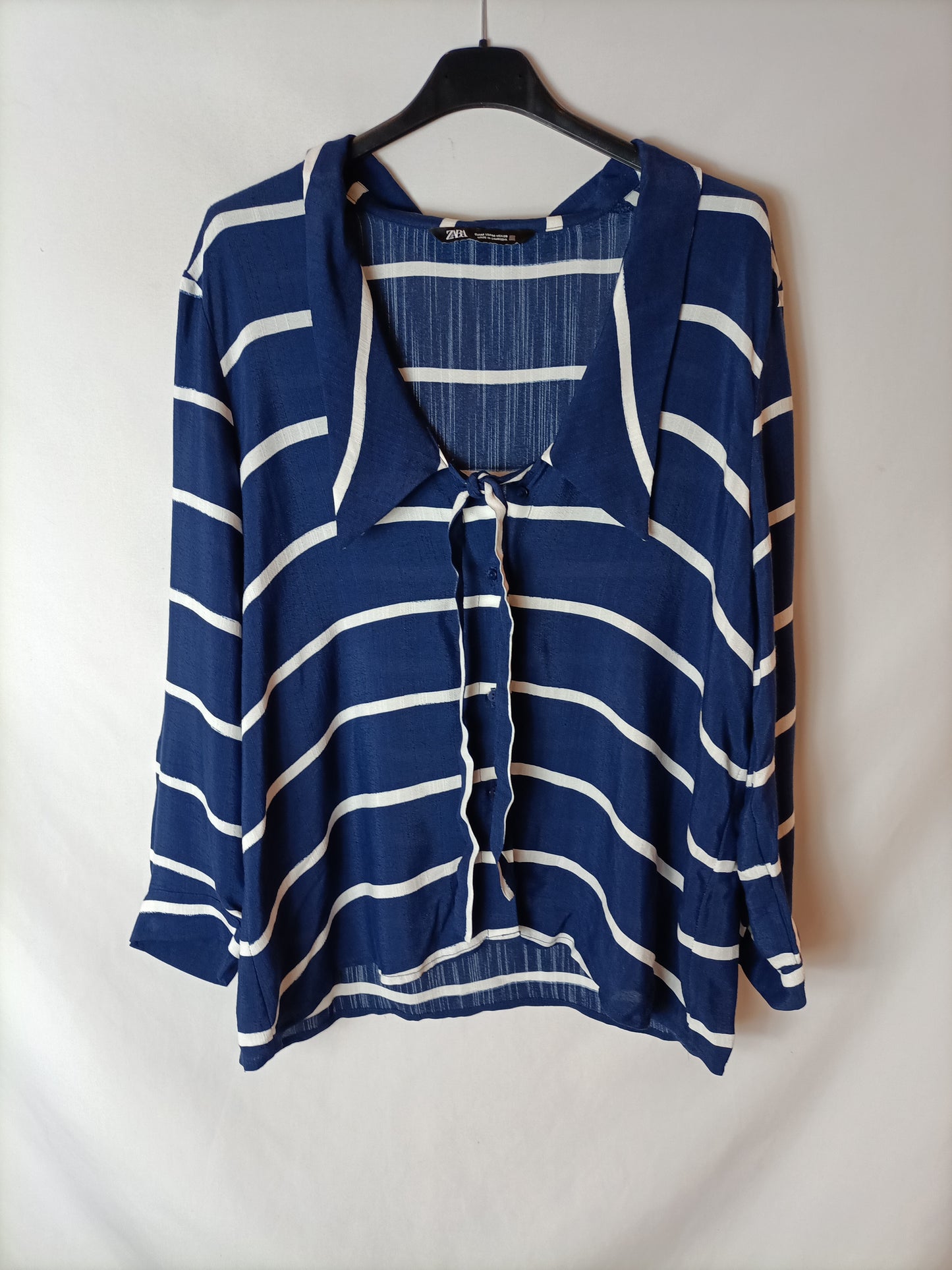 ZARA. Sailor striped blouse Tm