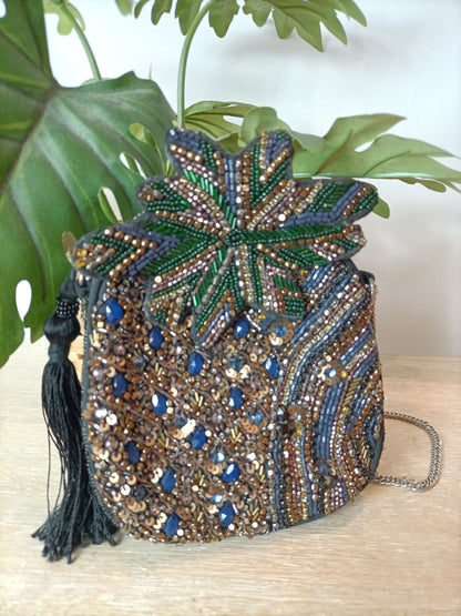 ZARA. Mini pineapple bag