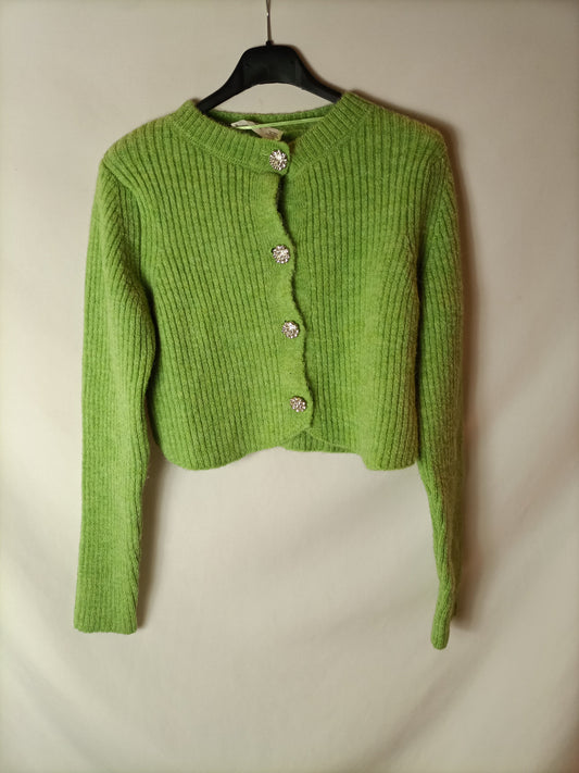 MANGO. Cárdigan crop botones. T S