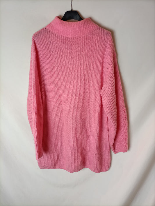 H&M. Jersey rosa oversized. T XS