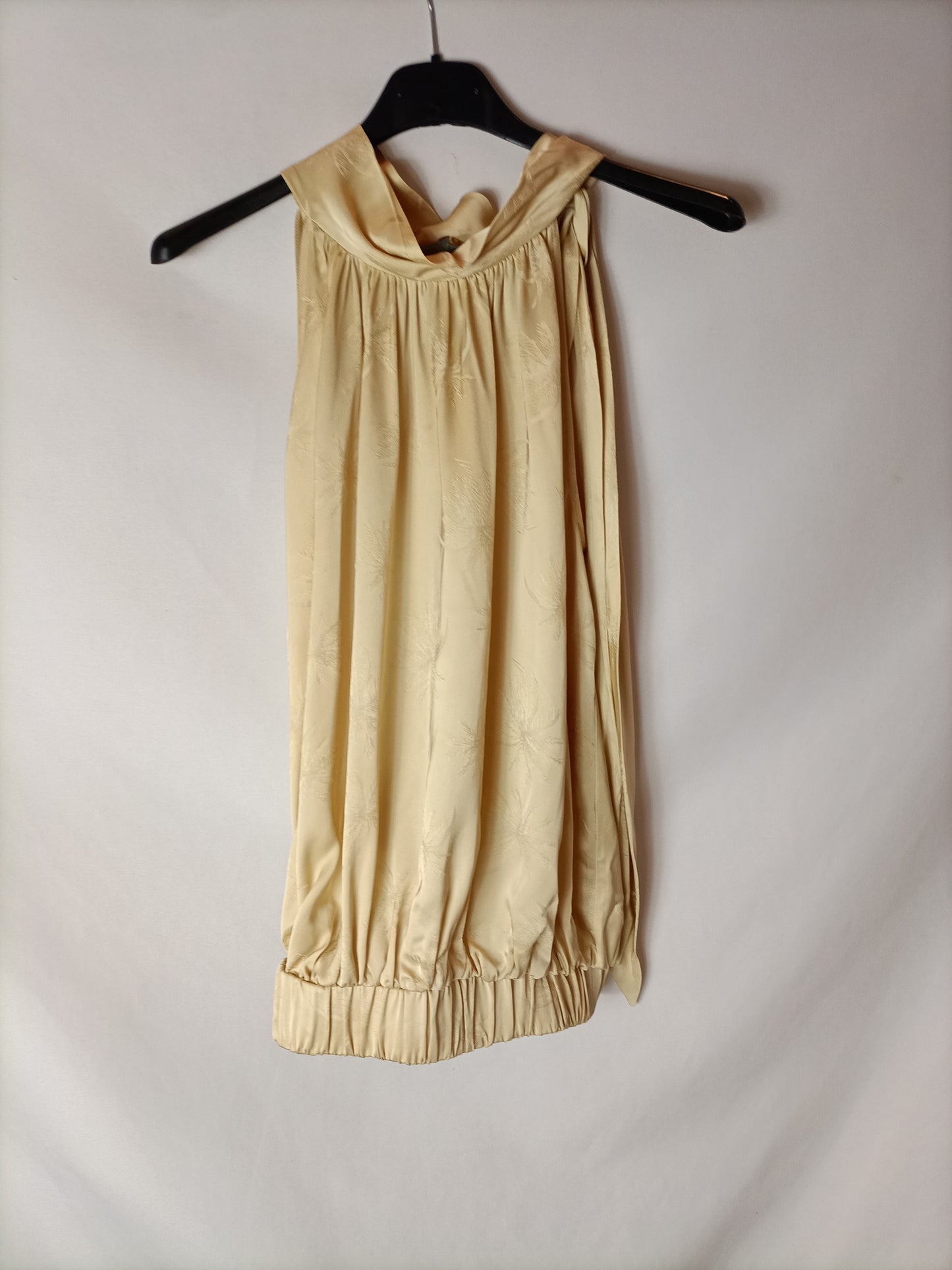 SILVIA TCHERASSI. Cream laced top T.xs