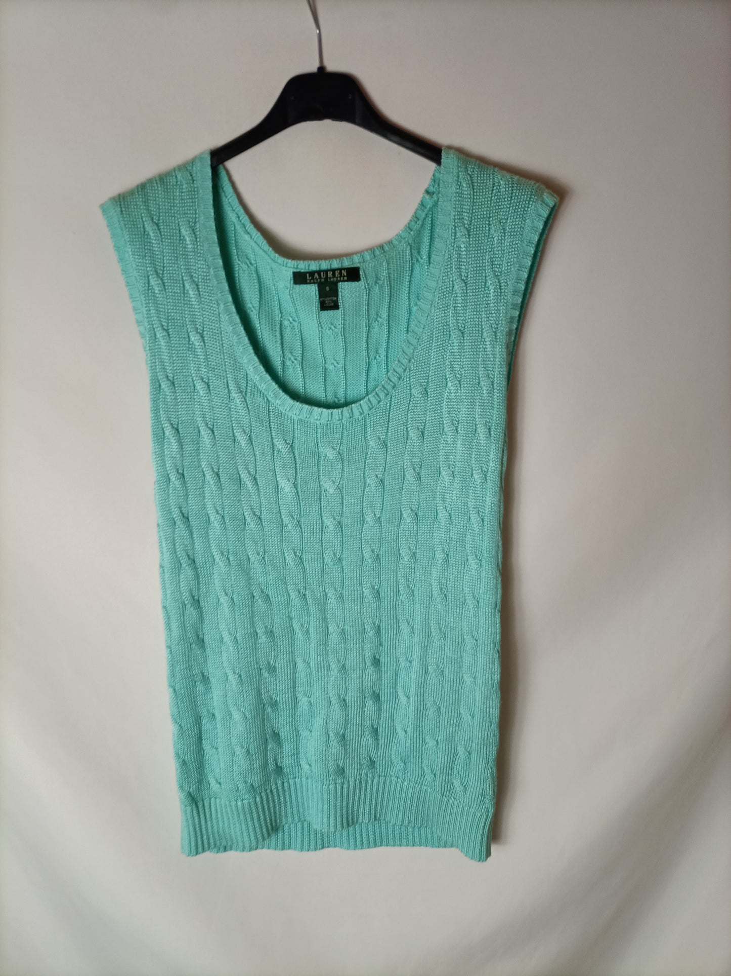 RALPH LAUREN. Cable knit Ts top