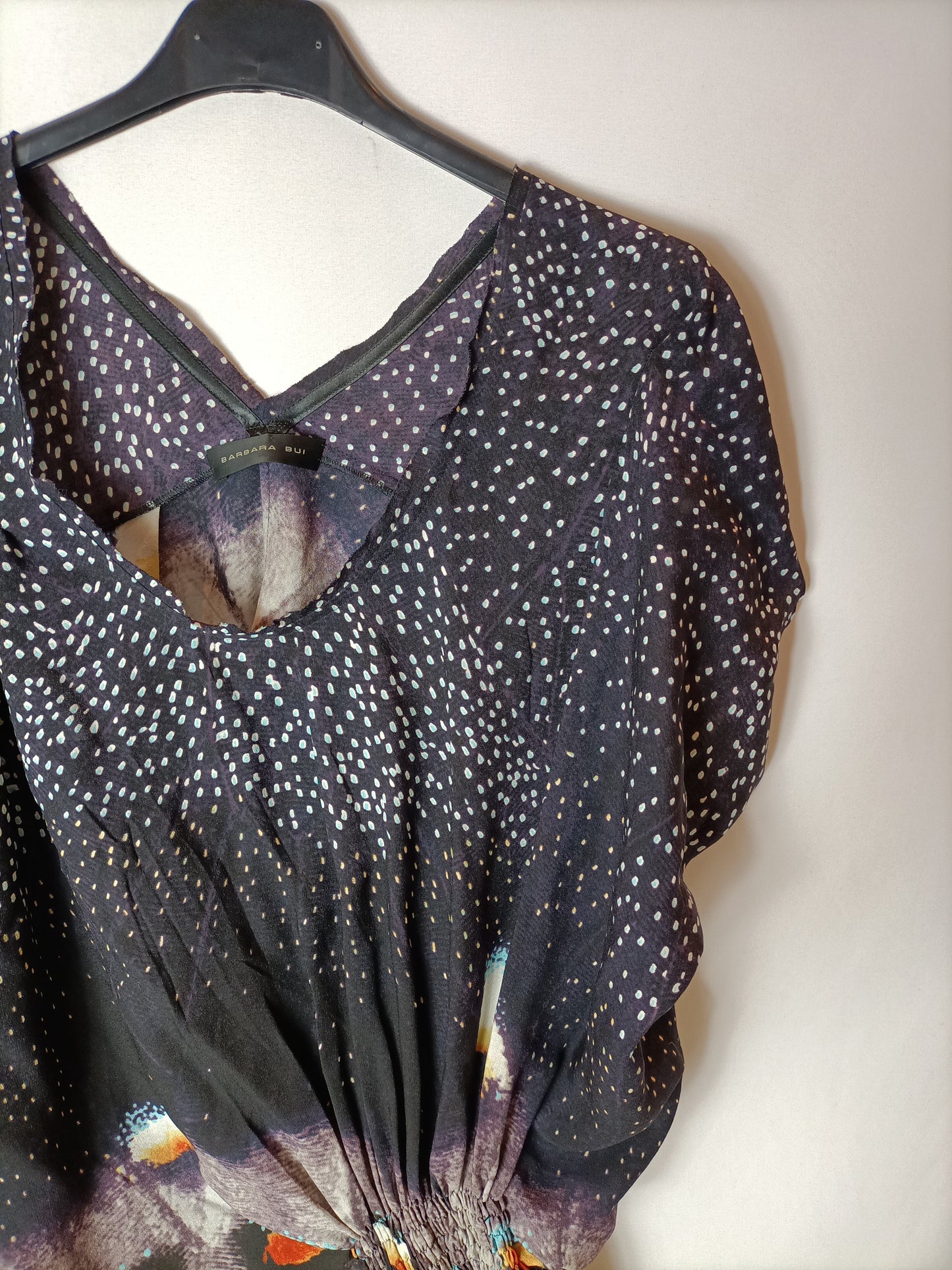 BÁRBARA BUI. Blusa seda estampado T. 36