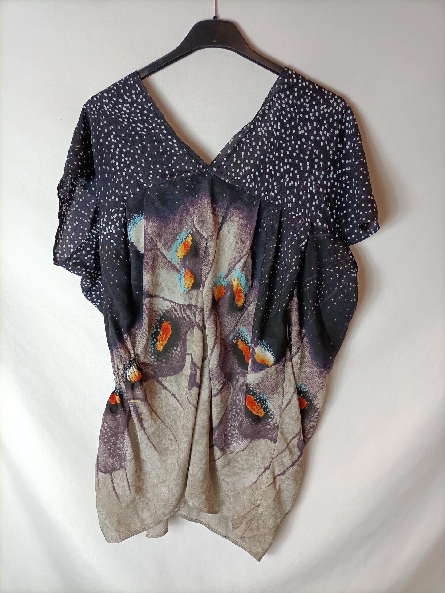 BÁRBARA BUI. Blusa seda estampado T. 36