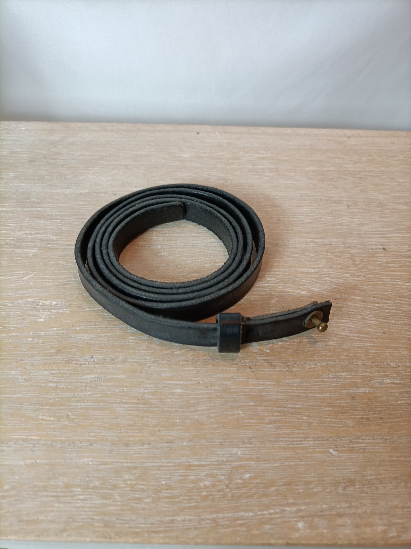 FORTE FORTE. Mini black leather belt