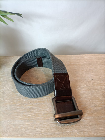 MARNI. Canvas and leather belt size 75