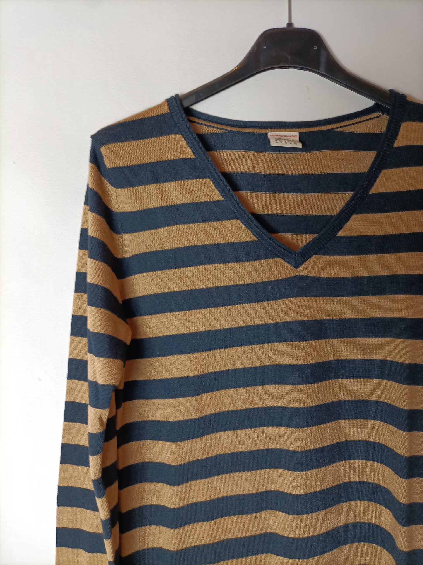 ESPIRIT. Jersey rayas cuello pico. T M