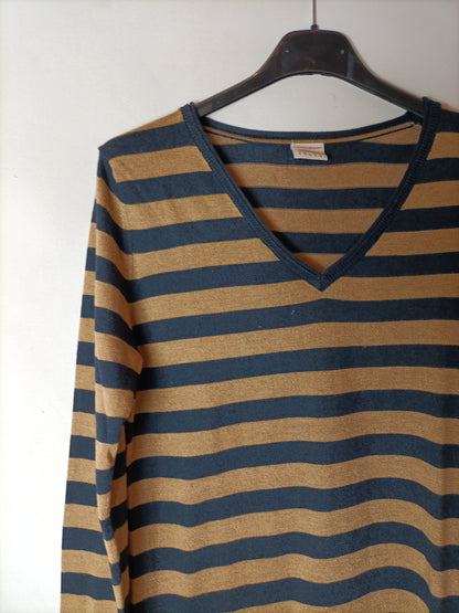 ESPIRIT. Jersey rayas cuello pico. T M