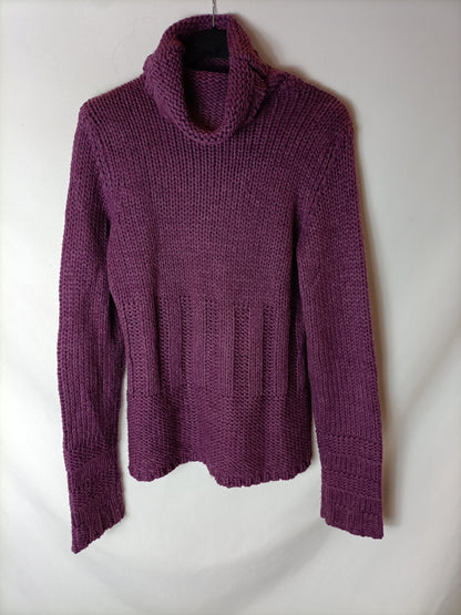 URBAN CONCEPT. Purple turtleneck sweater. Medium/Large