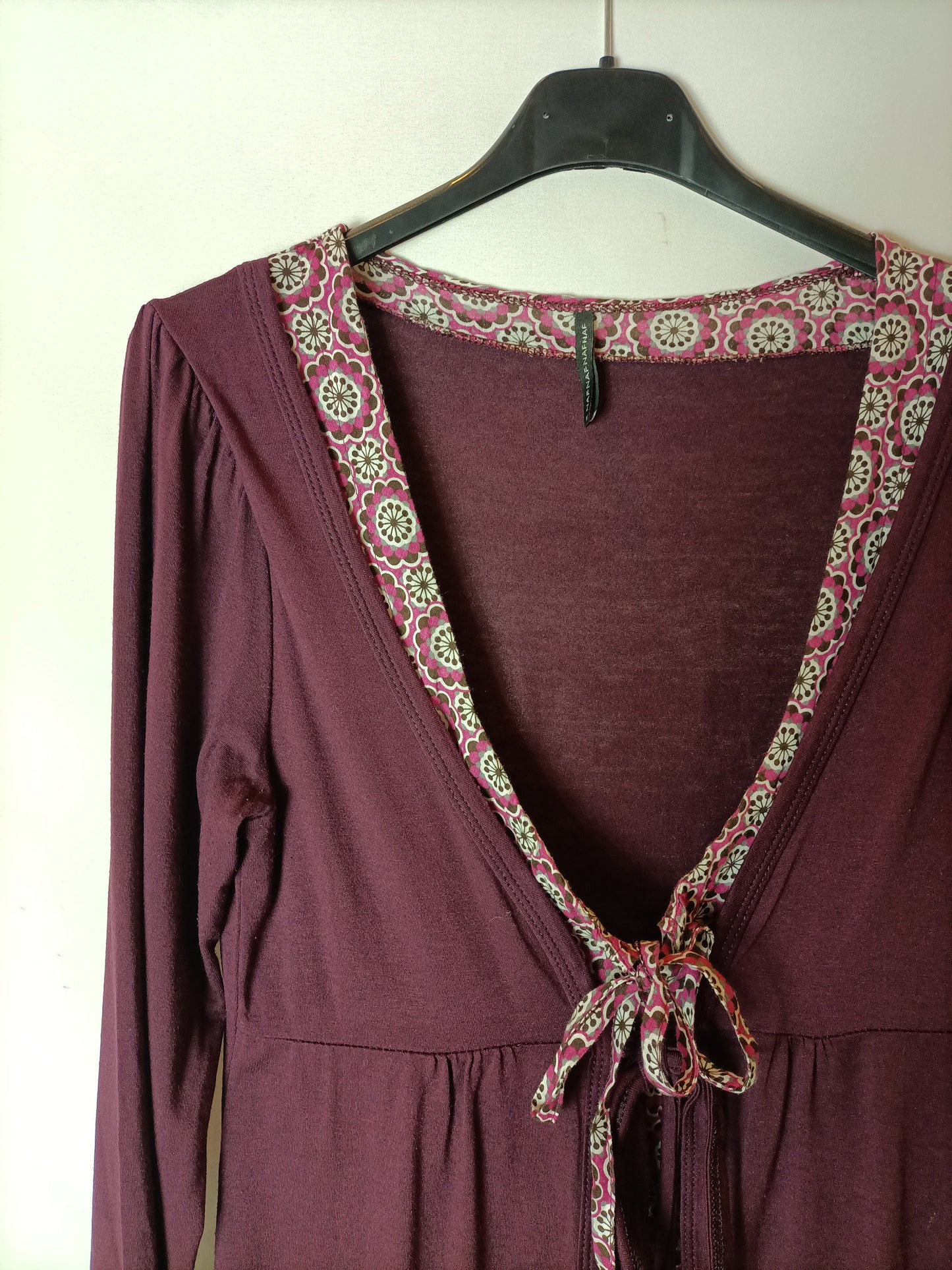 NAF NAF. Double texture top. TM