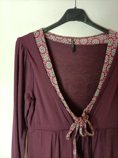 NAF NAF. Double texture top. TM