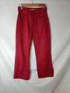PULL&BEAR. Pantalón culotte rojo T.34