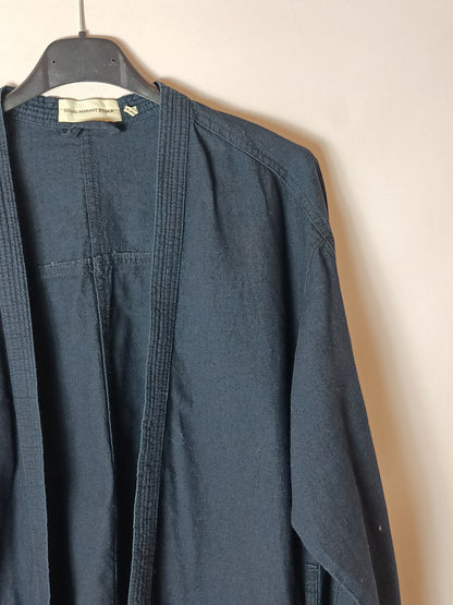 ISABEL MARANT. Blue kimono-effect jacket, size 36