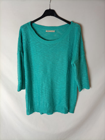 BLANCO. Jersey/top turquesa T.s