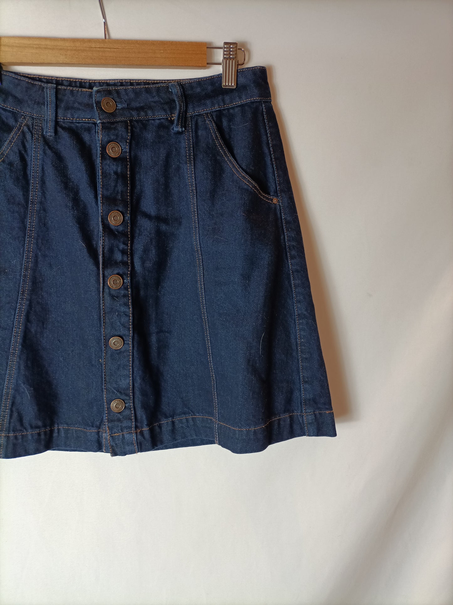 LEFTIES. Falda denim botones T.m