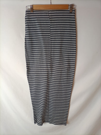 ZARA. Falda entallada rayas T.m