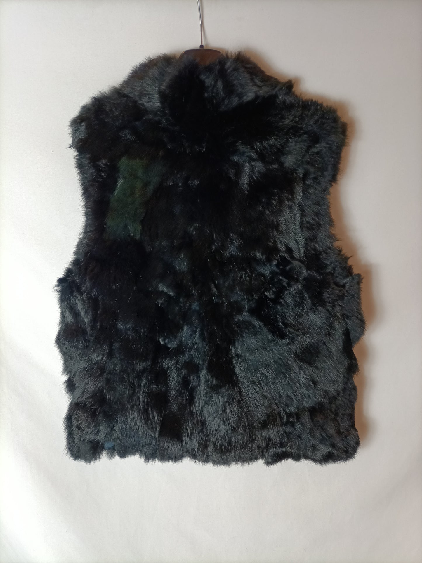 OTRAS. Chaleco pelo negro T.u(s)