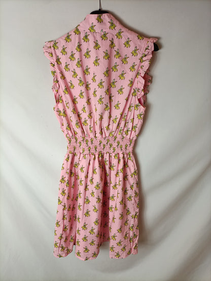 MIGLE+ME Vestido rosa plátanos T.m