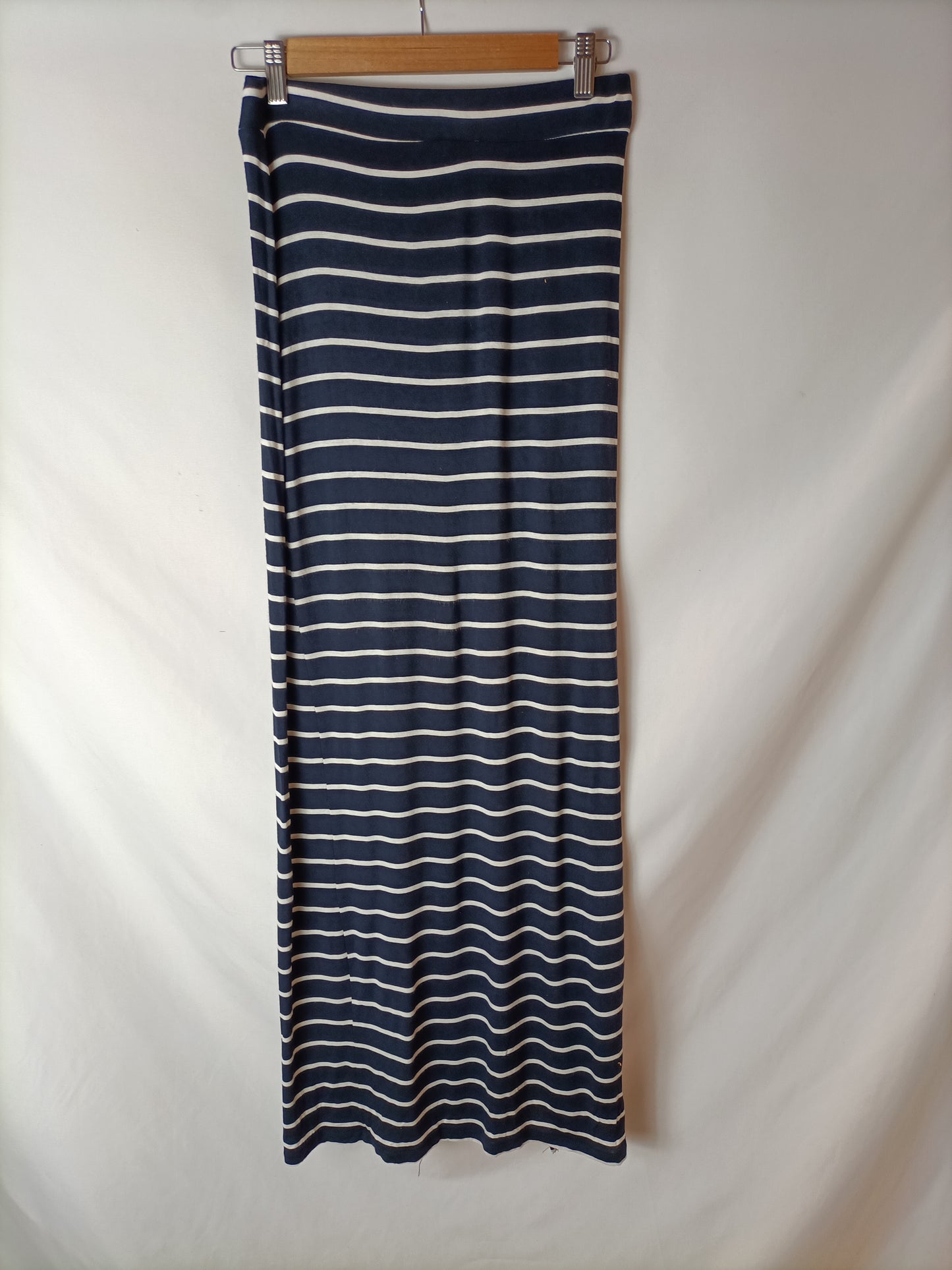 BERSHKA. Falda larga rayas T.m