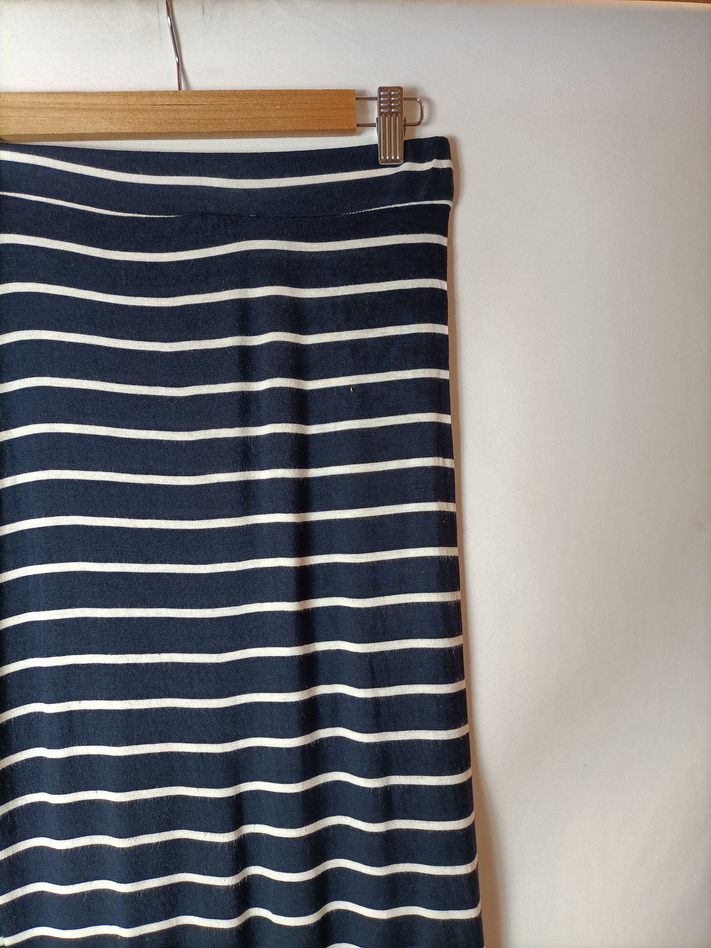 BERSHKA. Falda larga rayas T.m