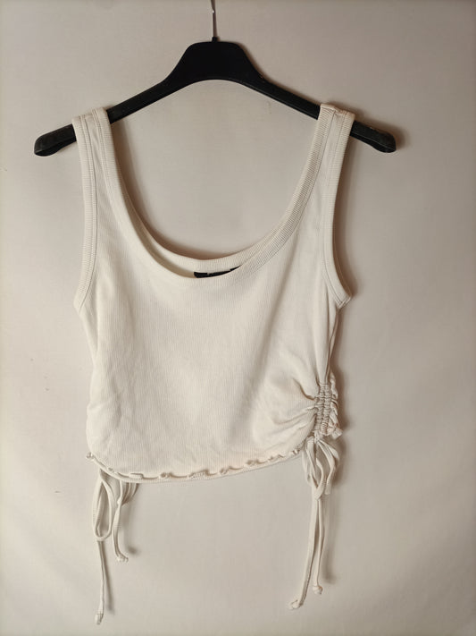 NEW LOOK. Top banco canalé T.38