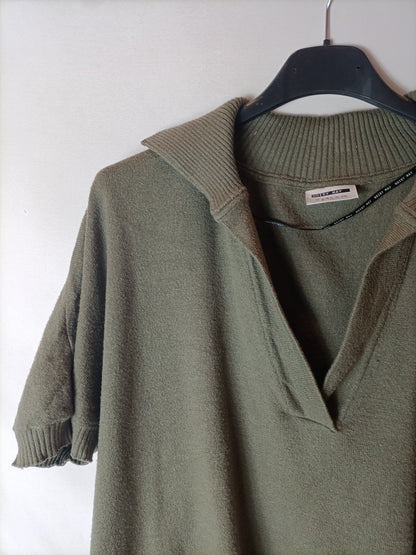 NOISY MAY. Top verde polero T.s(tara)