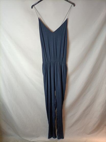 ZARA. Mono largo azul T.s