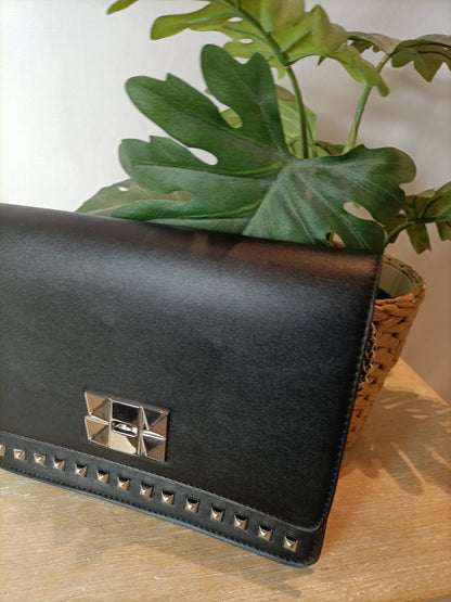 PARFOIS. Black studded bag