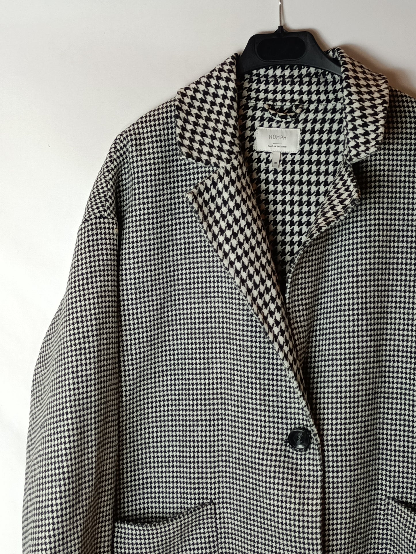 NÜMPH. Abrigo pata de gallo T.38