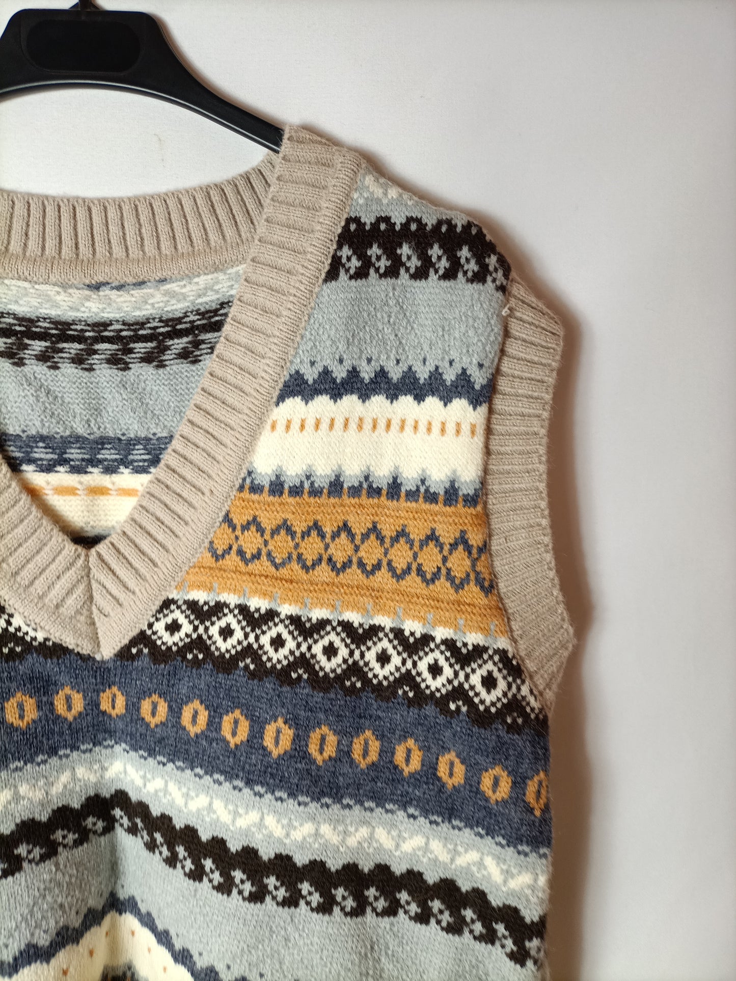 OTRAS. Chaleco étnico ancho T.s/m