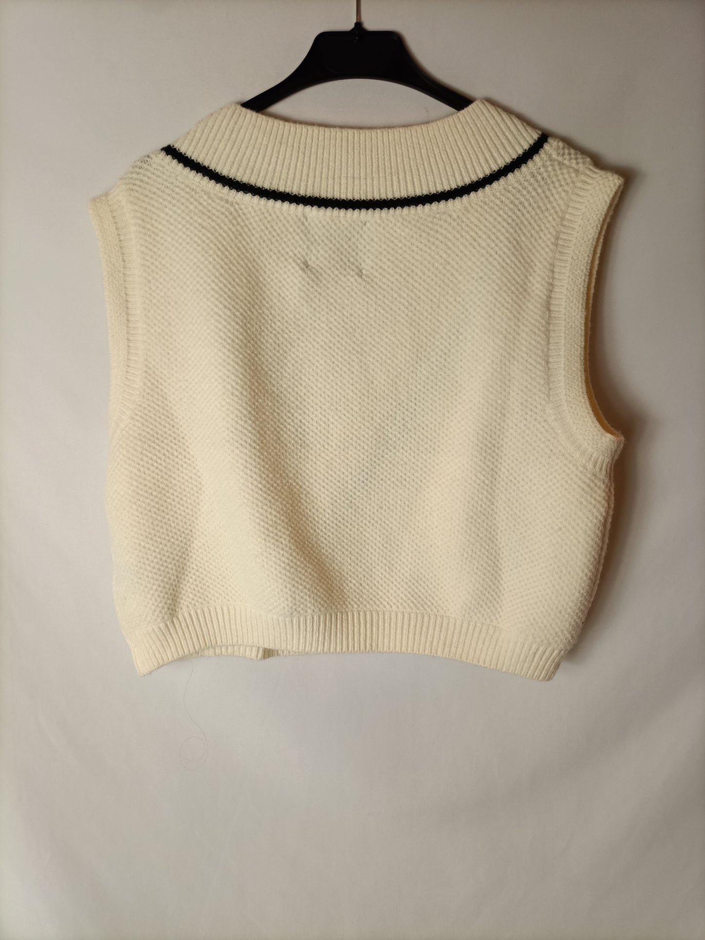 SKATÏE BRAND. Chaleco beige cruzado  T.m