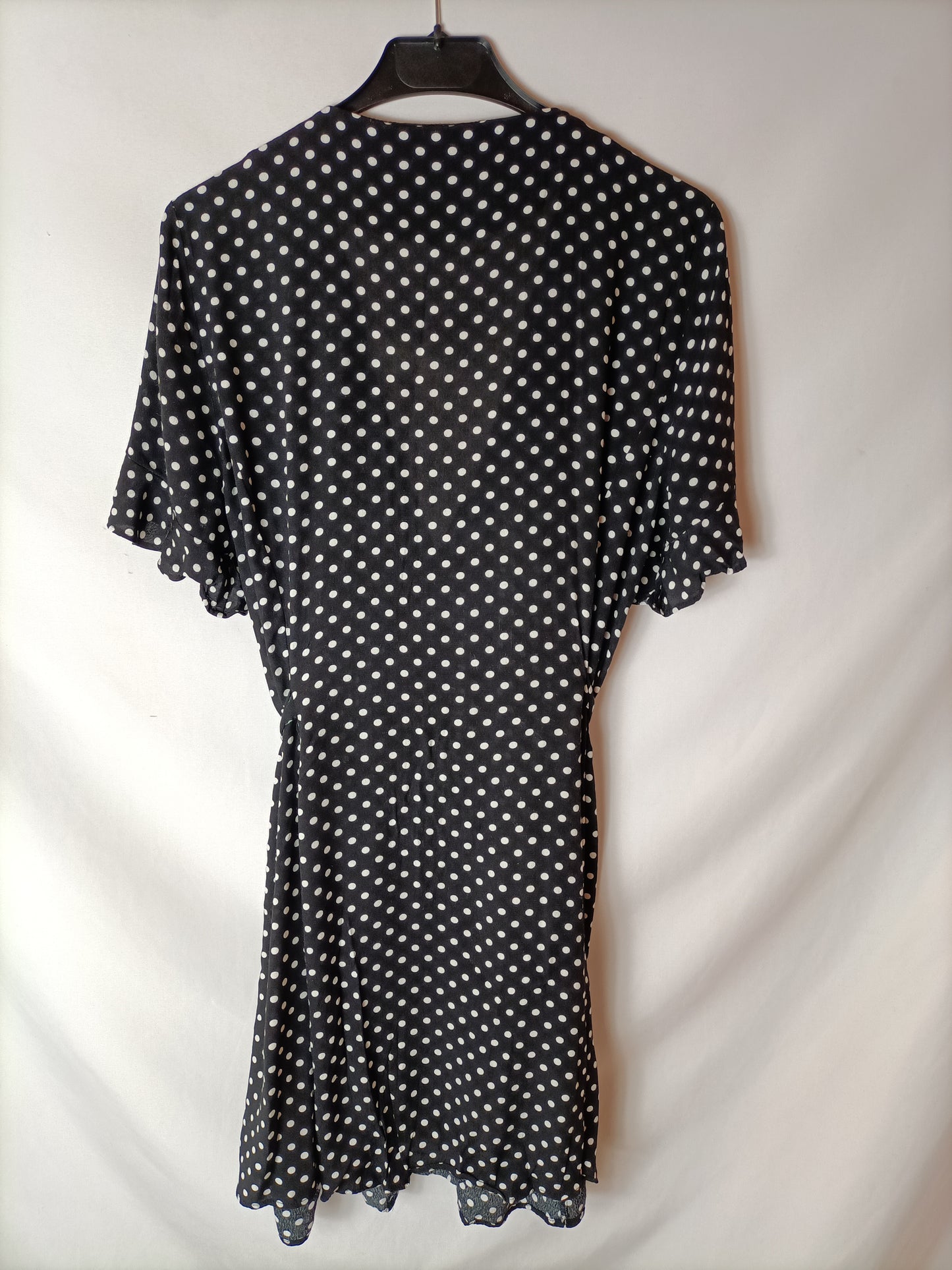 ZARA. Vestido corto Lunares T.l