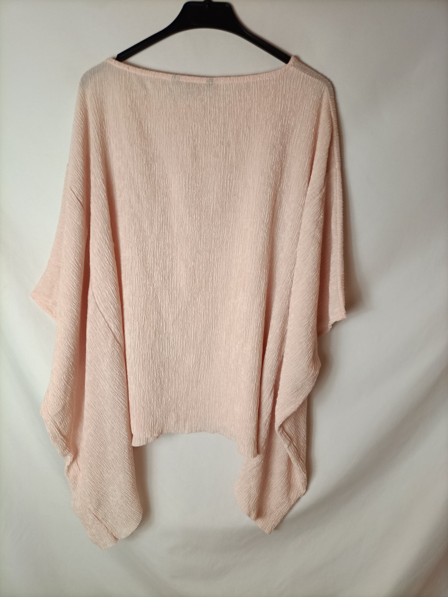 ELOGY. Top/poncho rosa palo T.l