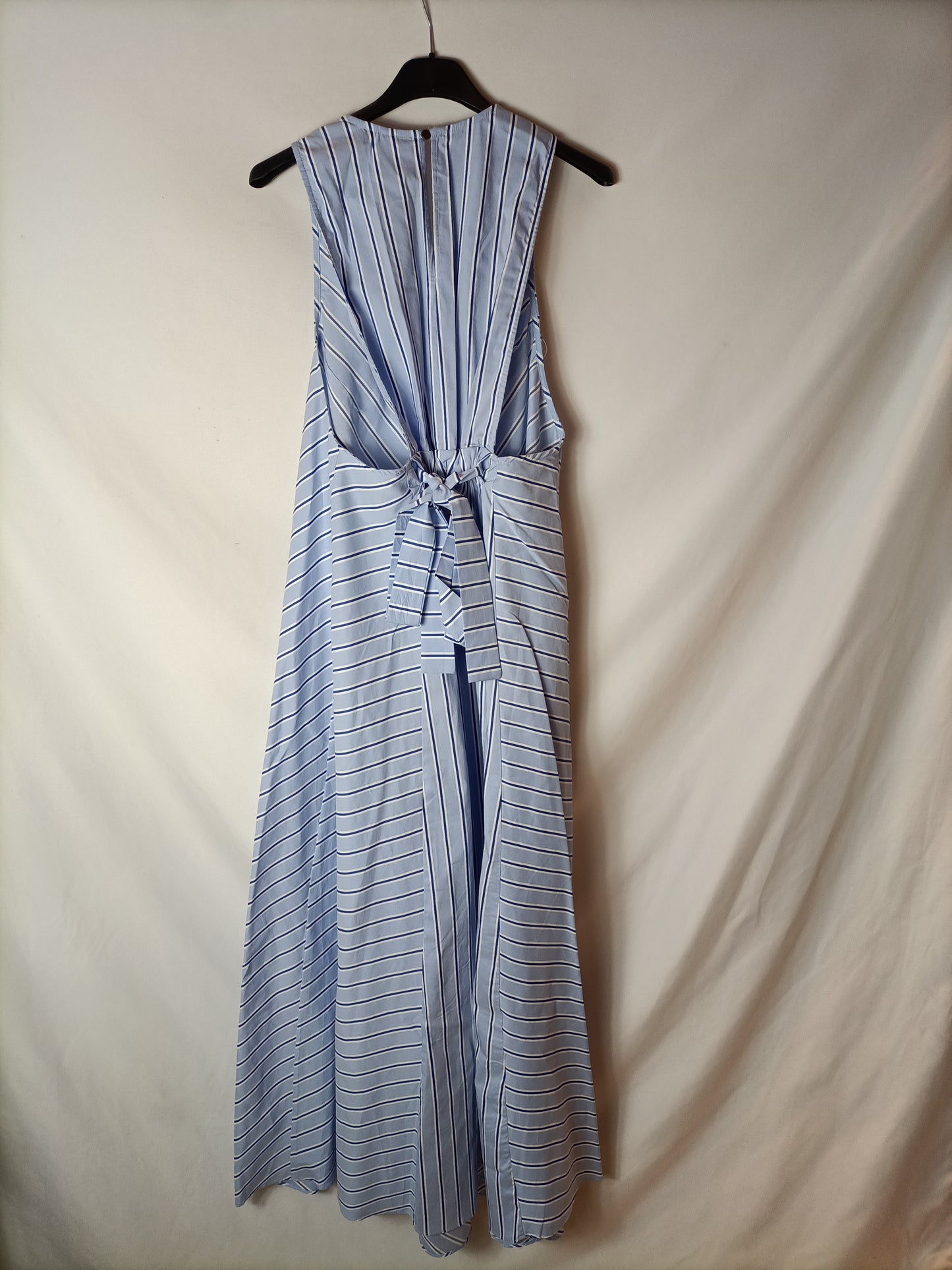 MANGO. Vestido largo rayas T.m