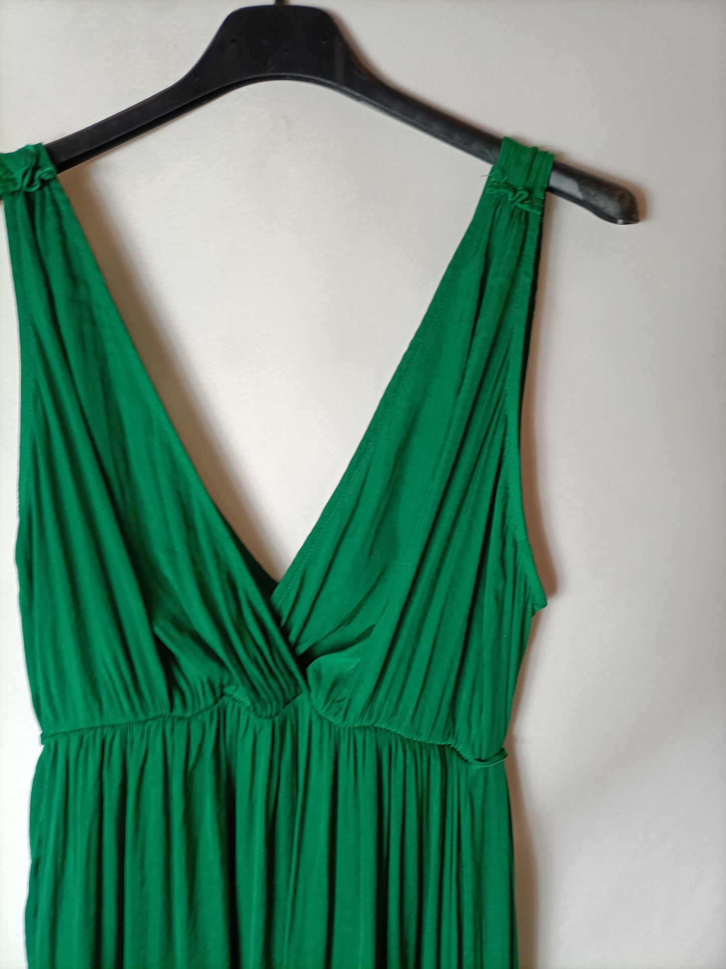 OYSHO. Long green dress Tm