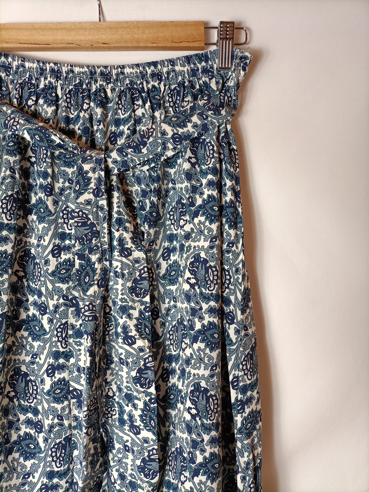 MANGO. Falda midi estampada T.m