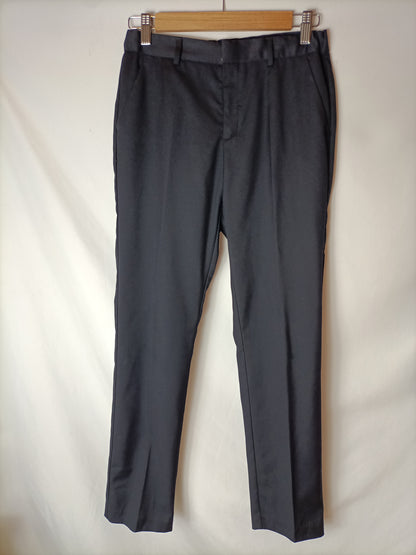 ZARA. Traje de chaqueta azul T.14