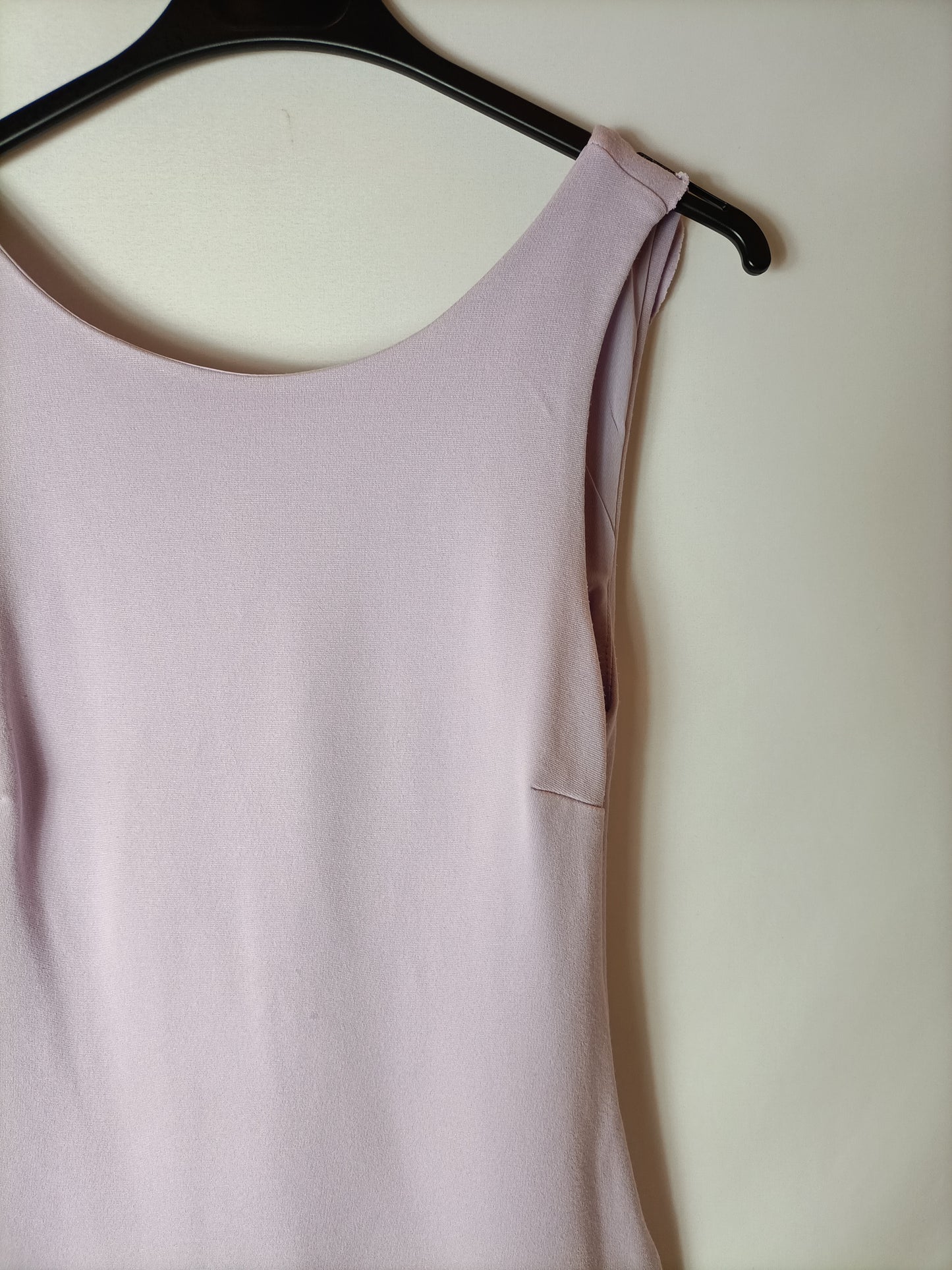 ZARA. Vestido ajustado volante espalda. T S