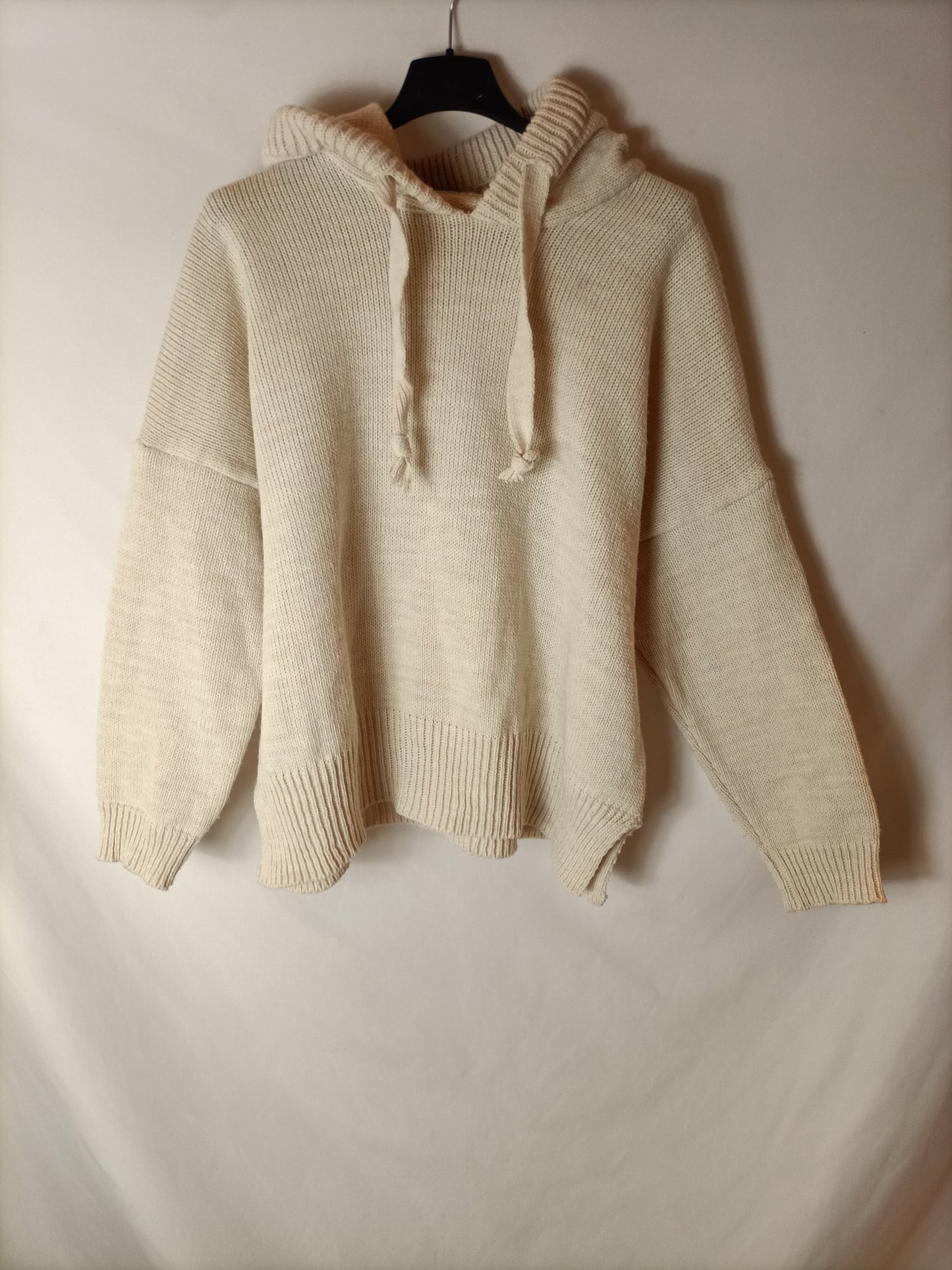 OTHERS. Beige hooded sweater Your(s)