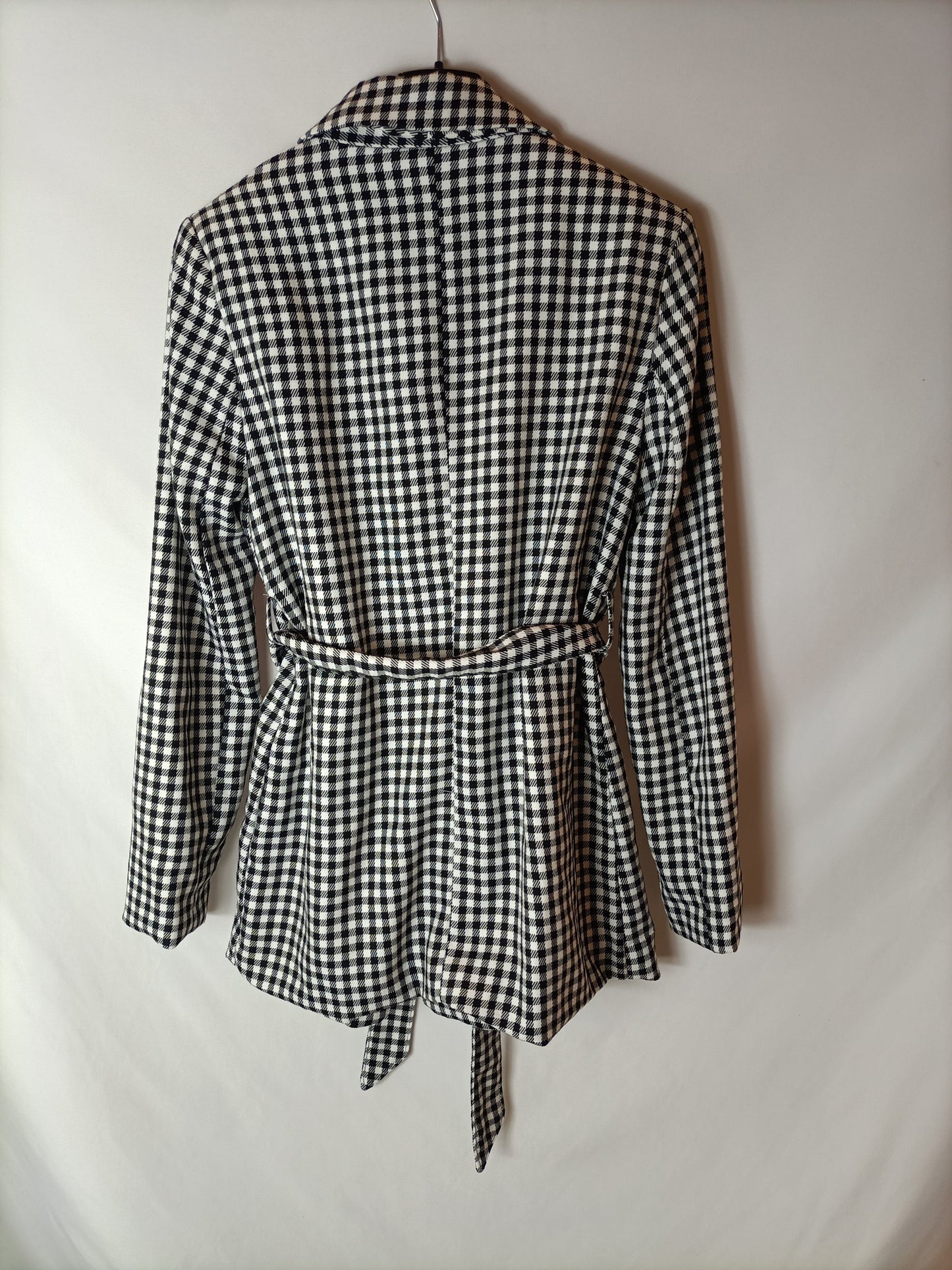 BERSHKA. T.xs gingham blazer