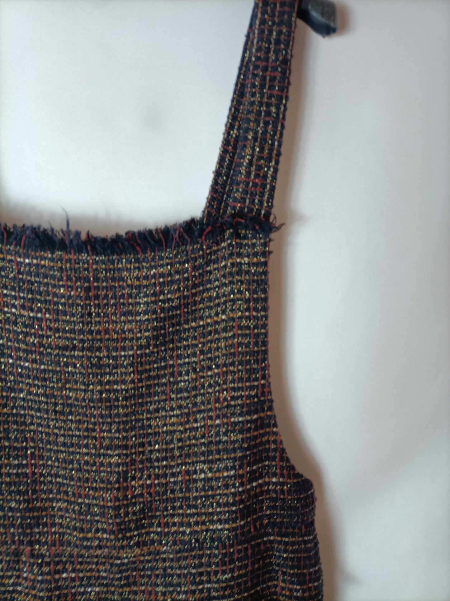 ZARA. Blue tweed dress Ts