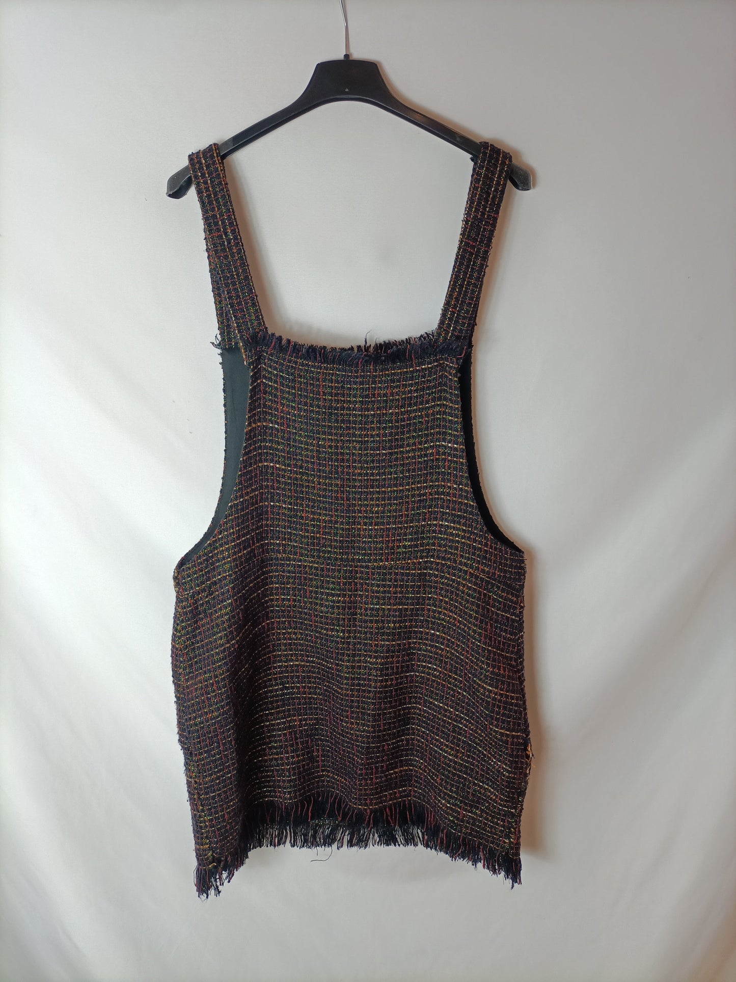 ZARA. Blue tweed dress Ts