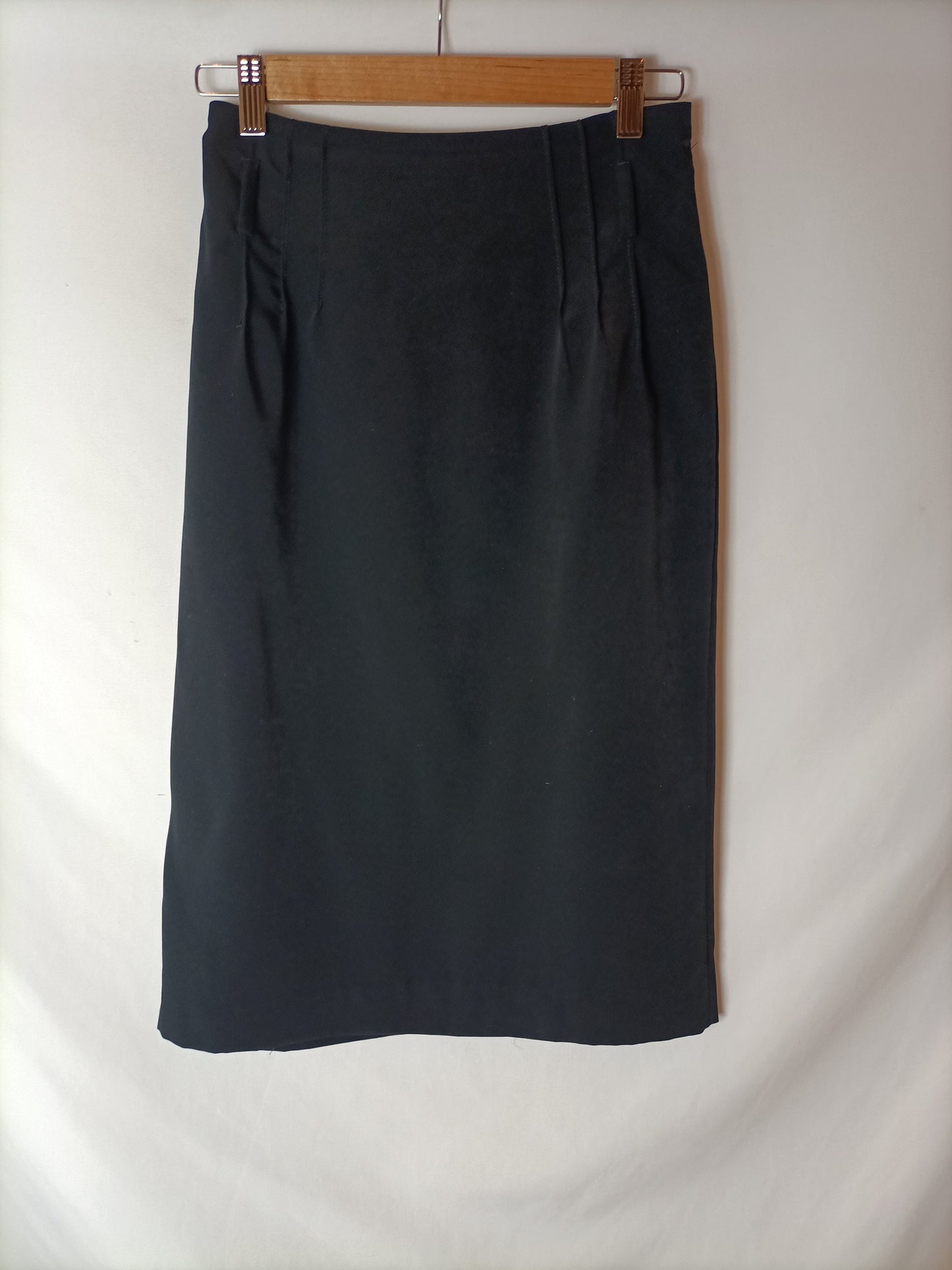 MANGO. Black pleated skirt size 36