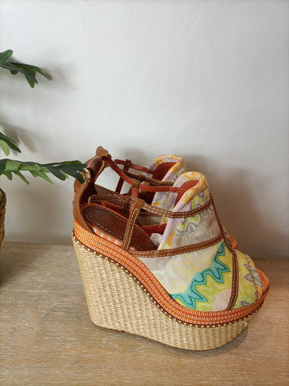 MISSONI. Colored wedges. Size 39